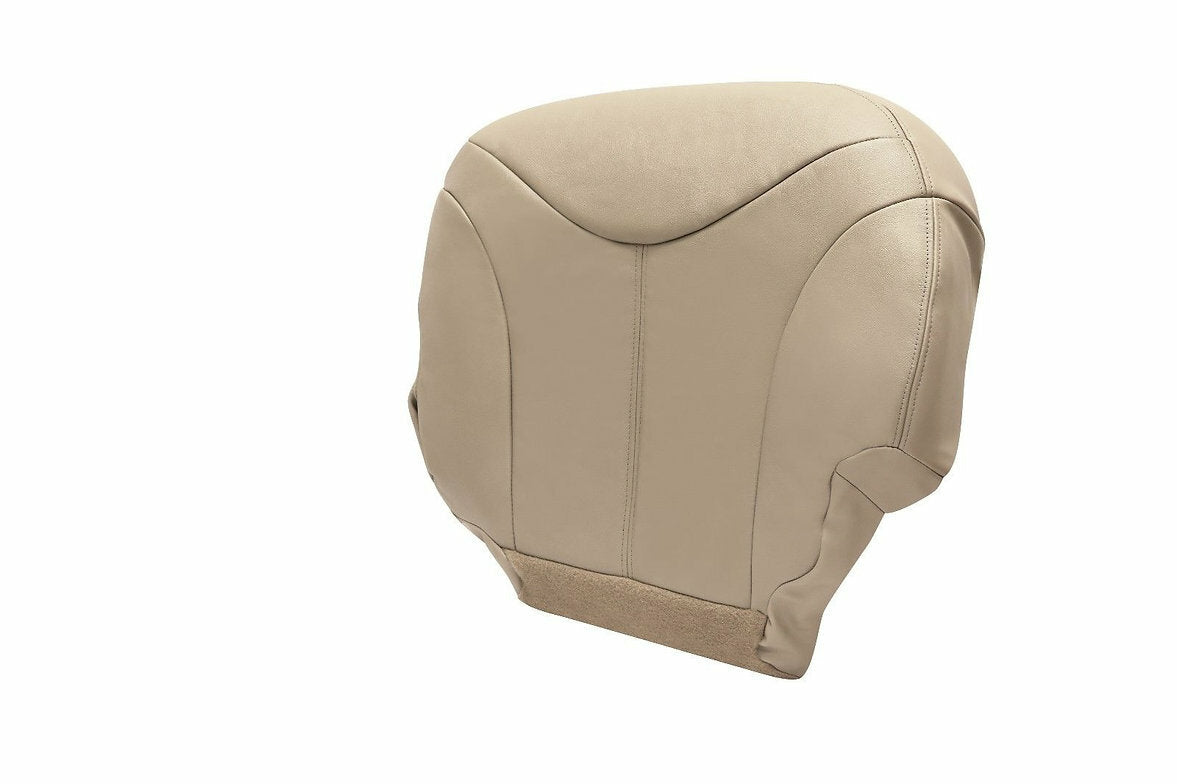 For 2000 2002 GMC Yukon XL SLT Driver Bottom Replacement Leather Seat Cover TAN