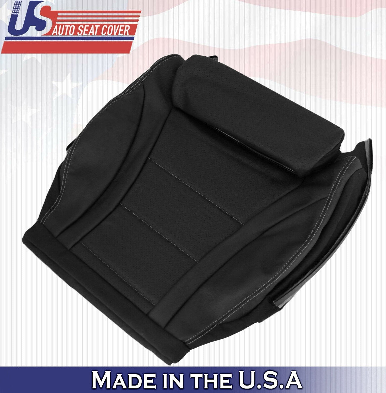 2020 2021 For Mercedes Benz GLC Class Passenger bottom leather cover Black