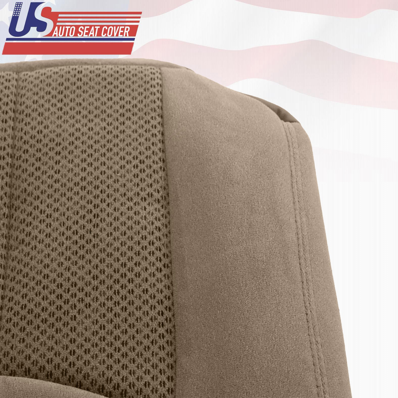2003 2004 Chevy Avalanche 2500 - Driver Bottom Cloth Replacement Seat Cover TAN