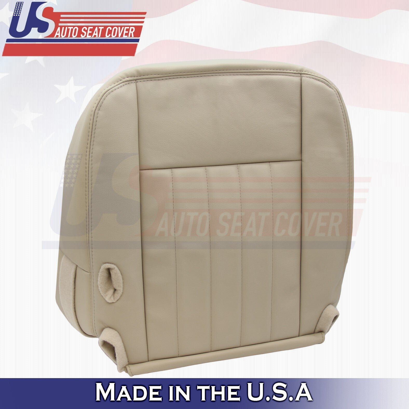 2003 2004 2005 For Lincoln Town Car Front Set Bottoms Leather Cover Med Tan