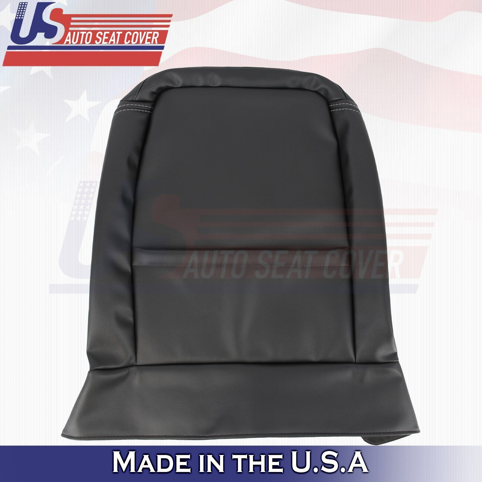 2011-2017 Fits Jeep Wrangler Rubicon Driver Top Leather Seat Cover Black