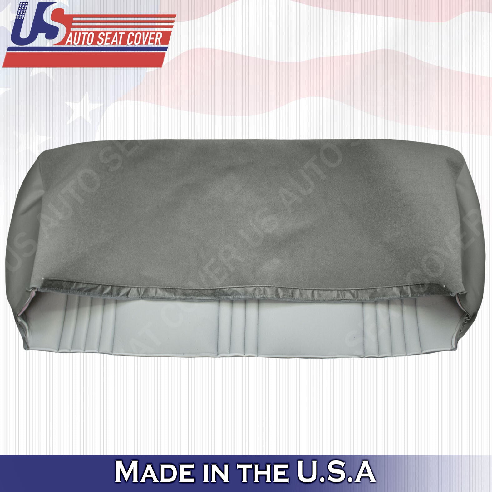 1995 - 2000 Fits For Chevy Silverado Work Truck Bench Top Seat Vinyl Cover Gray
