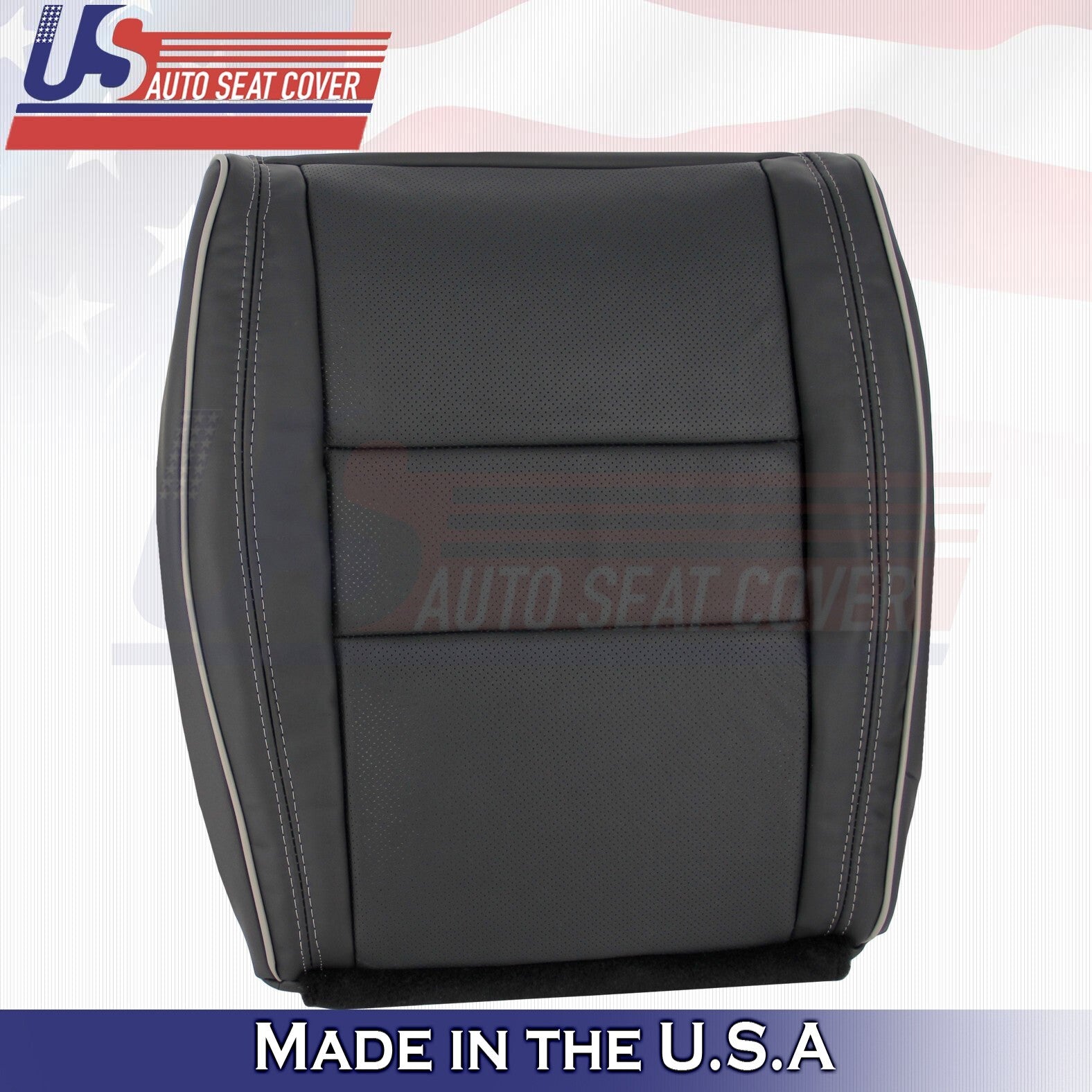 2011 to 2014 For Jeep Grand Cherokee Overland Driver Bottom Leather Cover Black