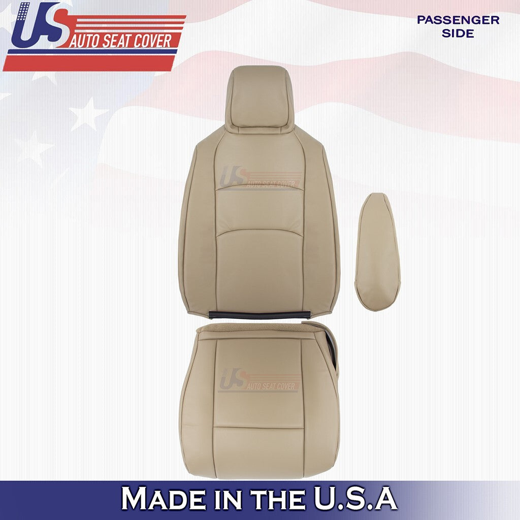 2009 to 2014 Fits Ford E350 E450 Passenger Bottom/Top/Armrest Vinyl Cover Tan