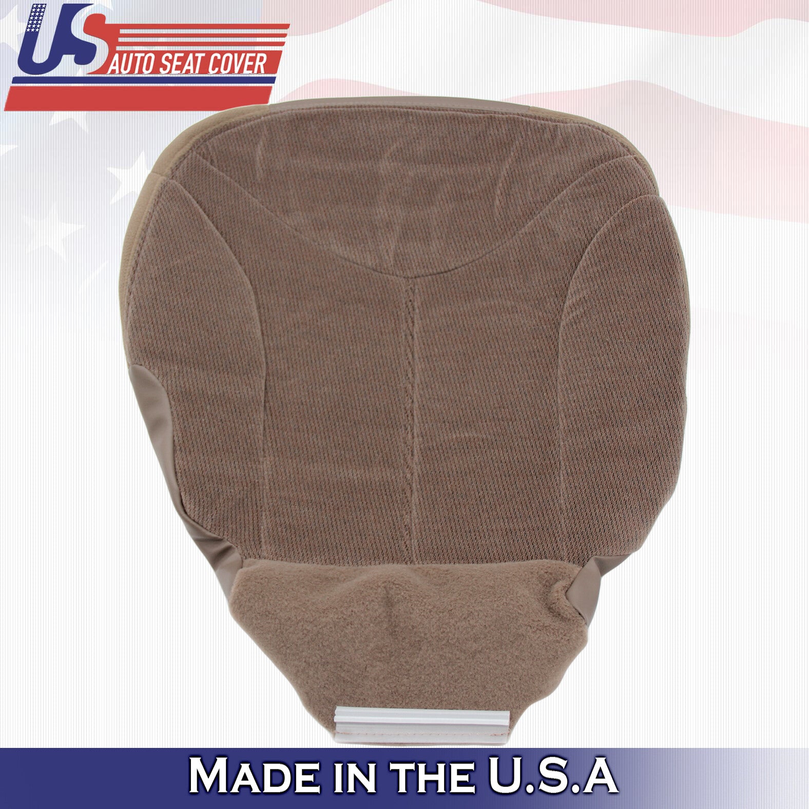 2002 For GMC Sierra 1500 2500 3500 SLT SLE Passenger Bottom Cloth Seat Cover Tan
