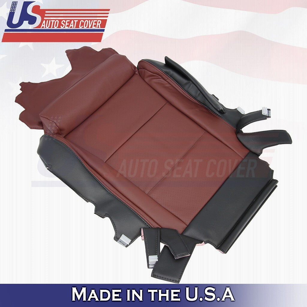 2013-2016 For Lexus GS350 F-Sport Driver Bottom Leather Seat Cover Red