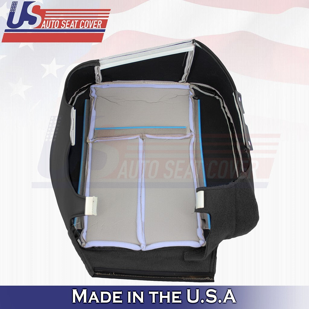 2005-2009 FITS GMC Envoy DRIVER & PASSENGER Bottoms Leather Cover Black