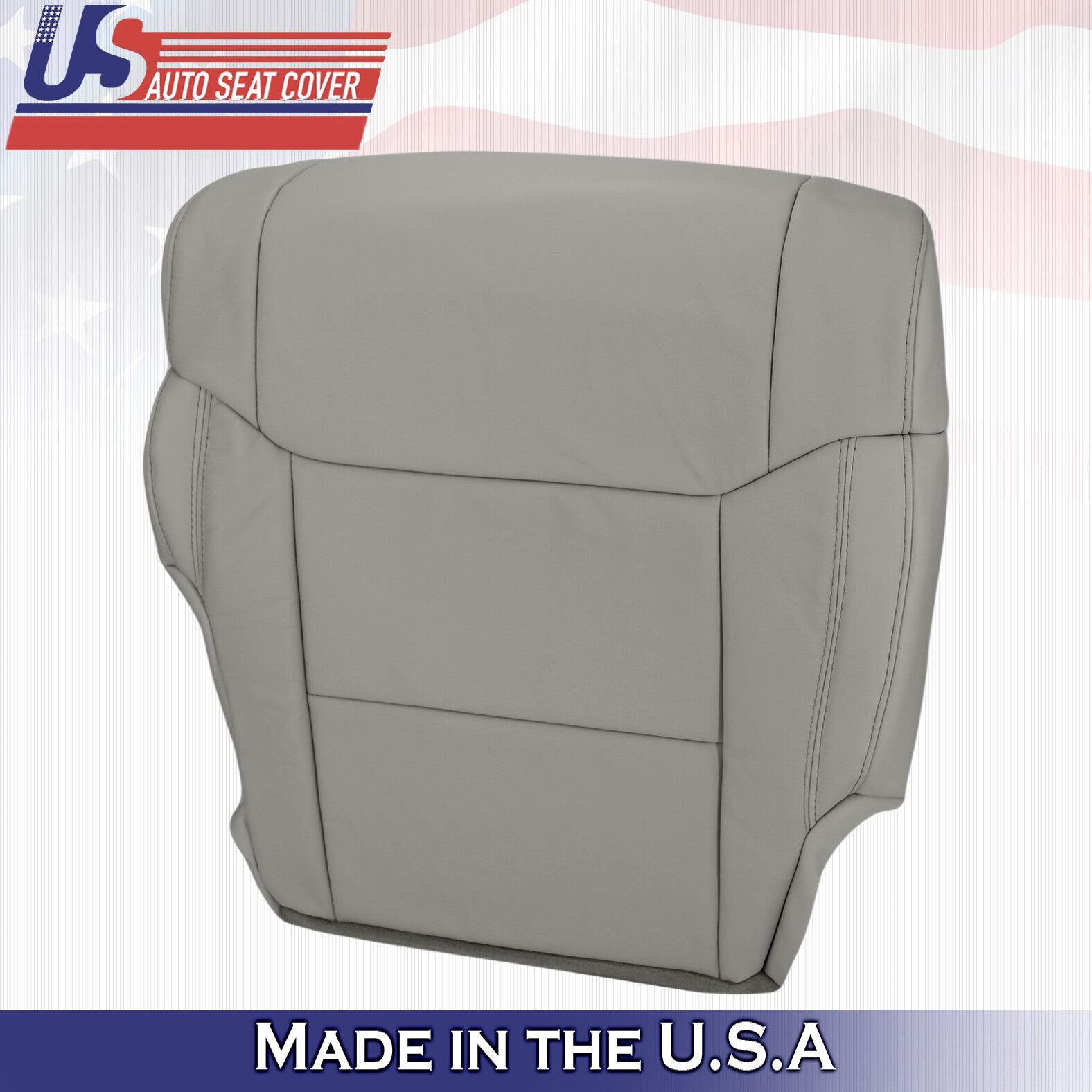 Fits 2014 - 2018 Toyota Tundra PASSENGER Bottom Leather Replacement Cover Gray