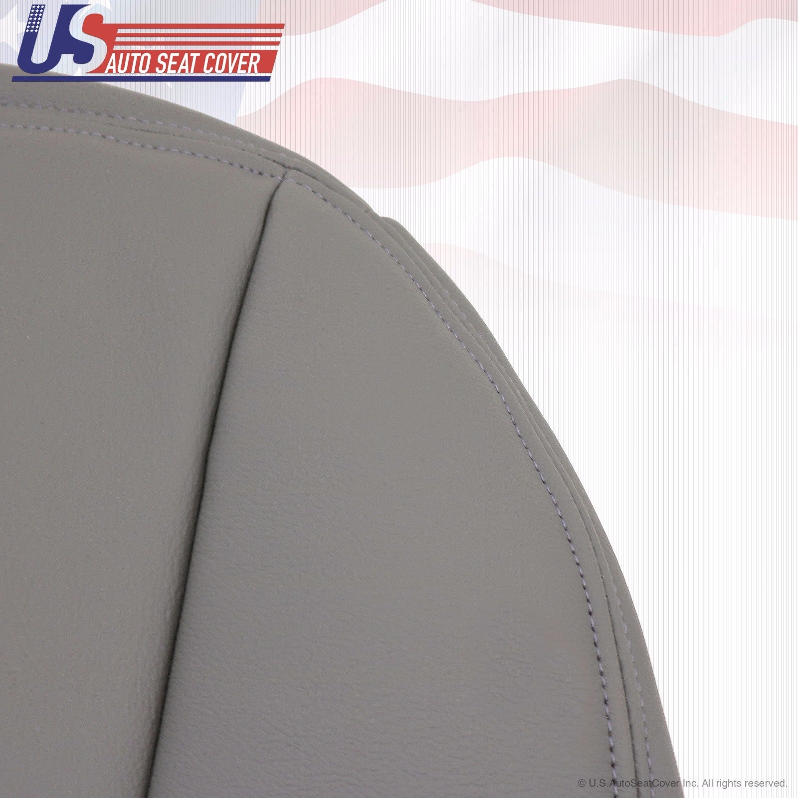 1997-2002 Expedition XLT Driver Bottom & Top Leather Seat Cover Gray