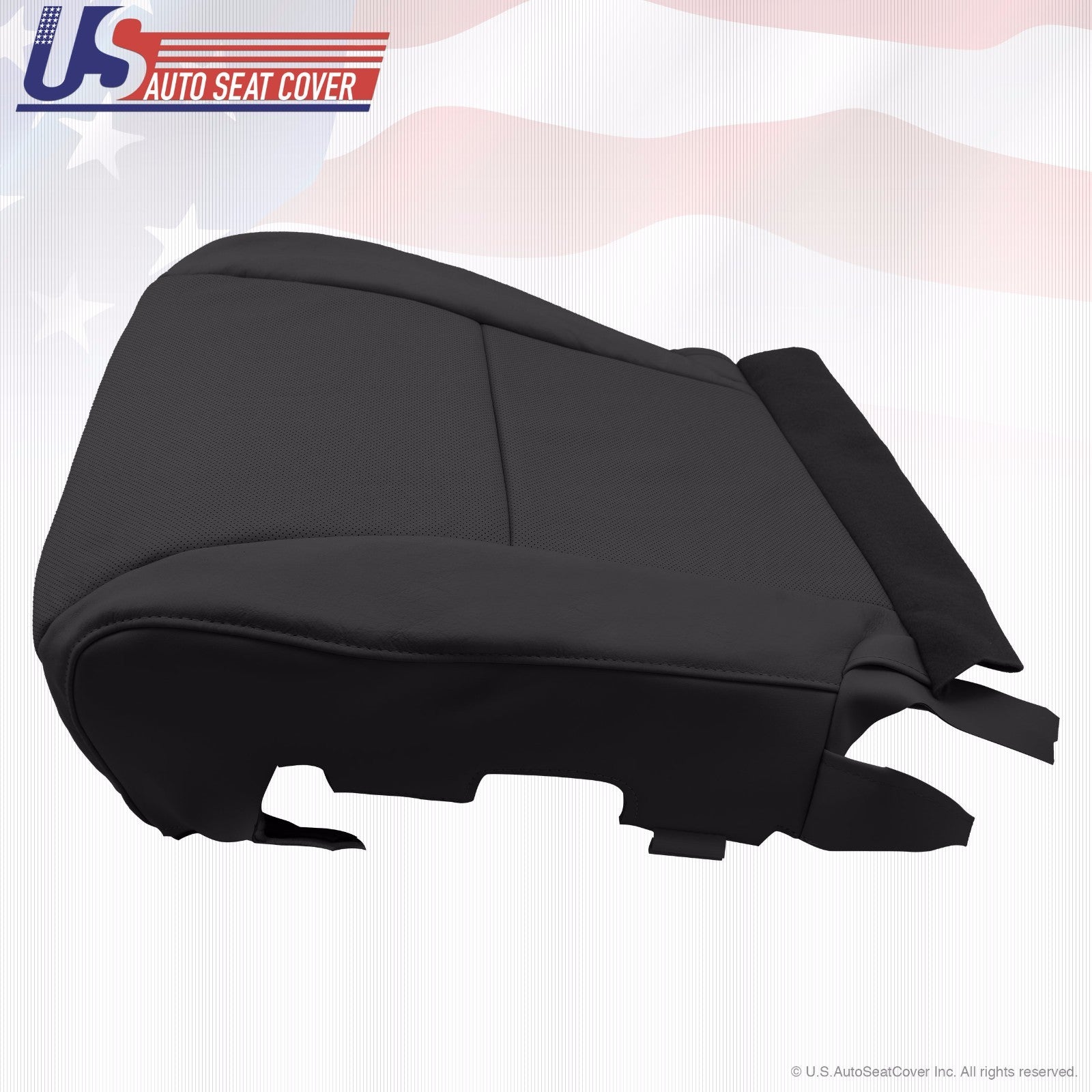2010 to 2015 Fits Lexus RX350 RX450 Driver Side Bottom Leather Seat Cover Black