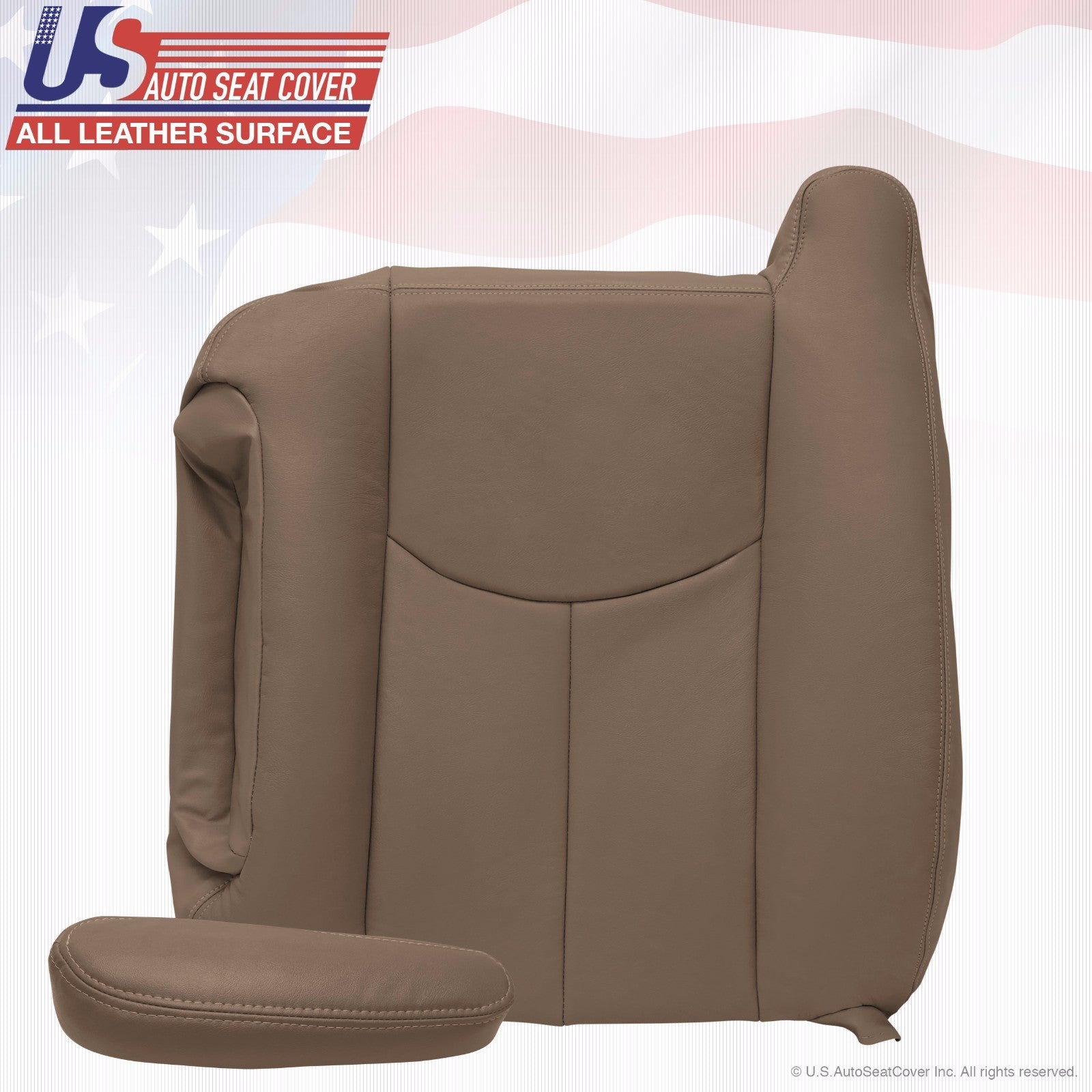 2003 To 06 GMC Sierra 1500 2500 3500 HD Upholstery leather seat cover Tan