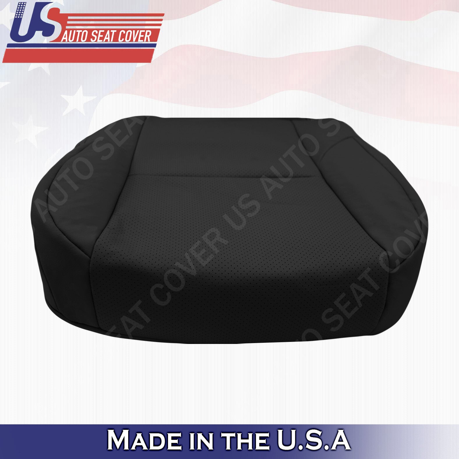 For 2010 - 2017 Lexus GX460 DRIVER Bottom Perforated Leather Replacement 'BLACK'