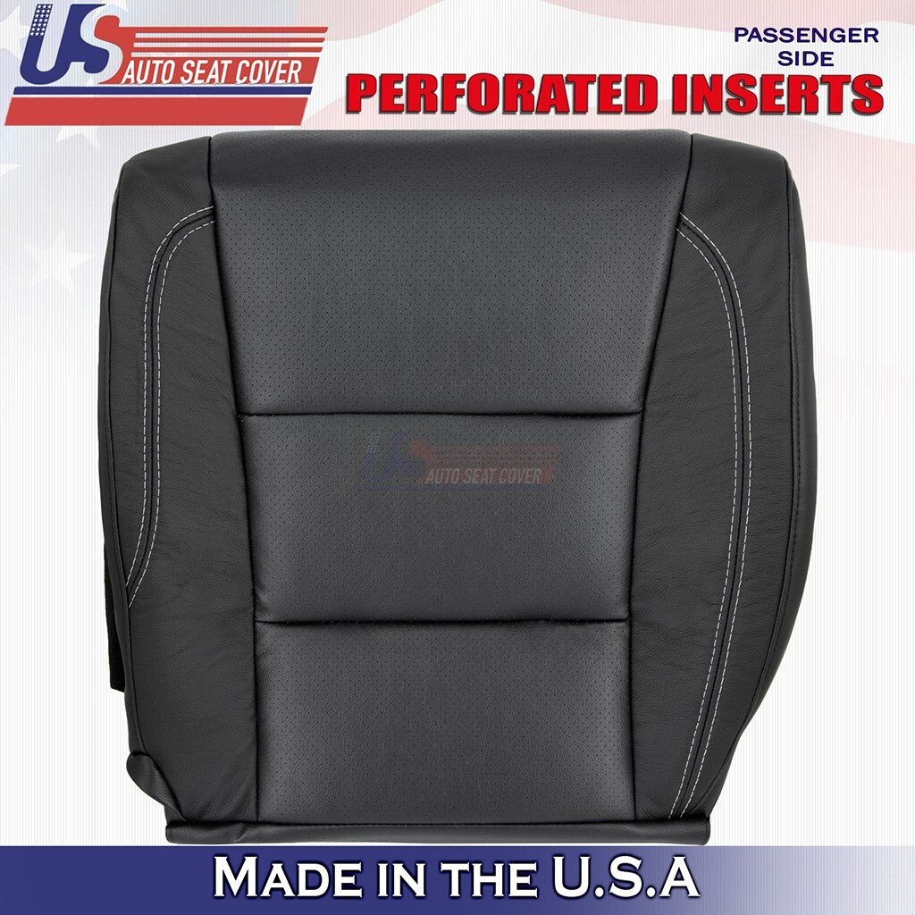2013 to 2018 Fits Toyota Avalon XLE Passenger Bottom Leather Seat Cover Black