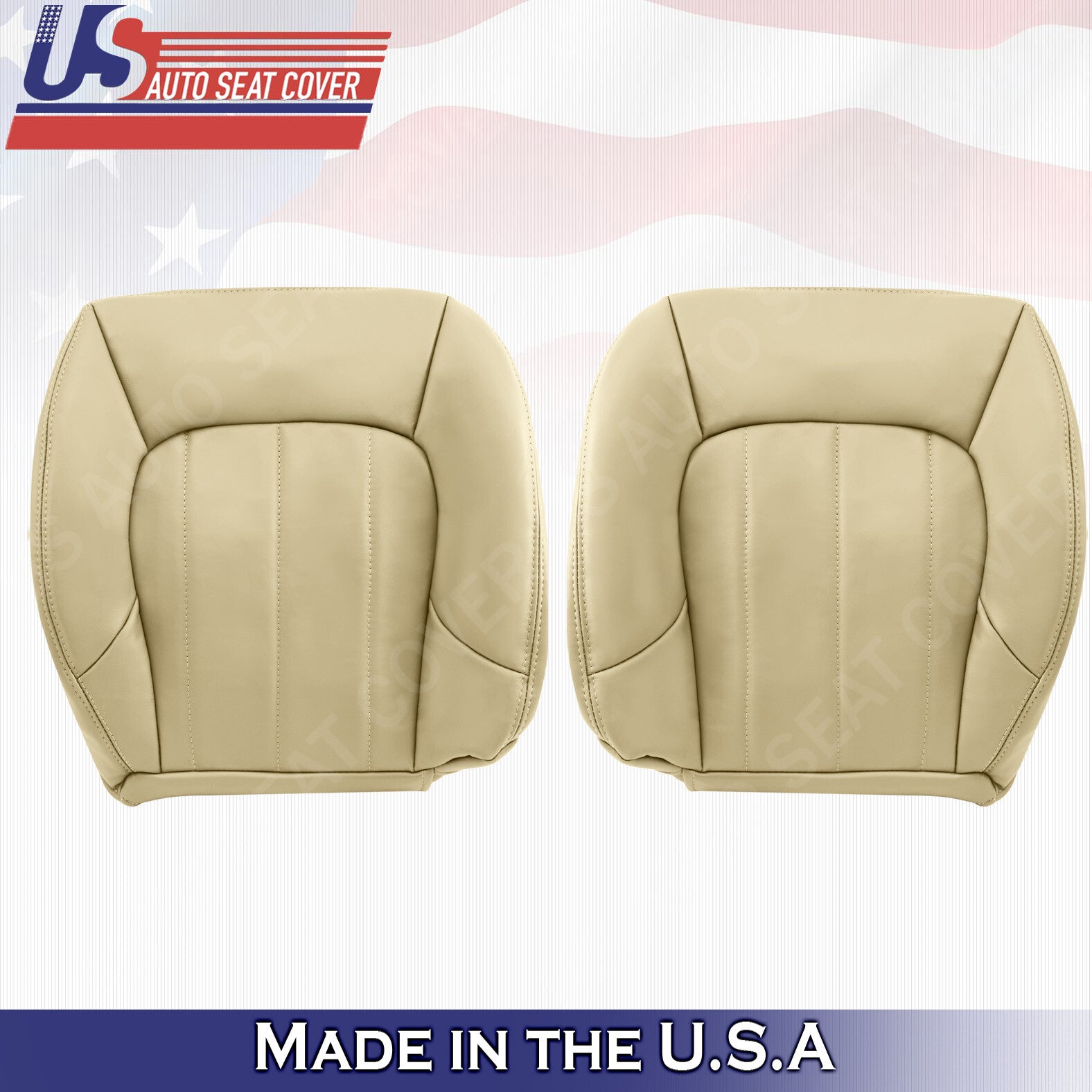 2002 - 2009 GMC ENVOY XL SLT Lower Upholstery leather seat-cover OAK-TAN