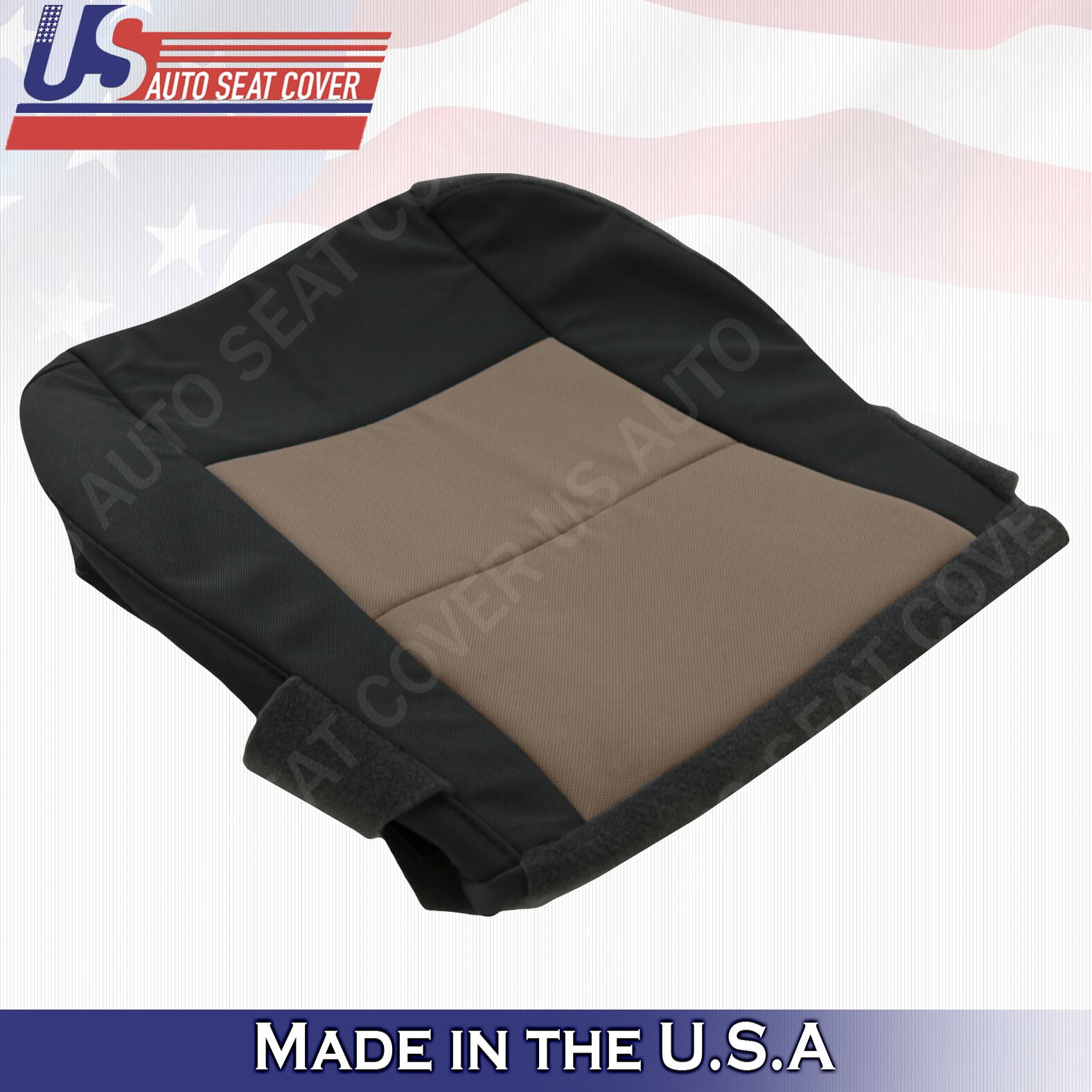 2003 2004 2005 2006 Ford Ranger Driver Bottom Cloth Cover 2-tone Black & Tan