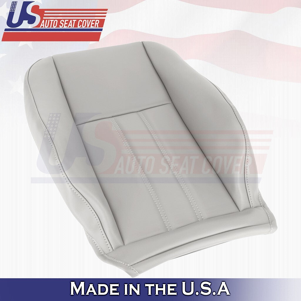 2008 to 2016 Fit Chrysler Town & Country Front 2x Tops Leather Cover Light Tan