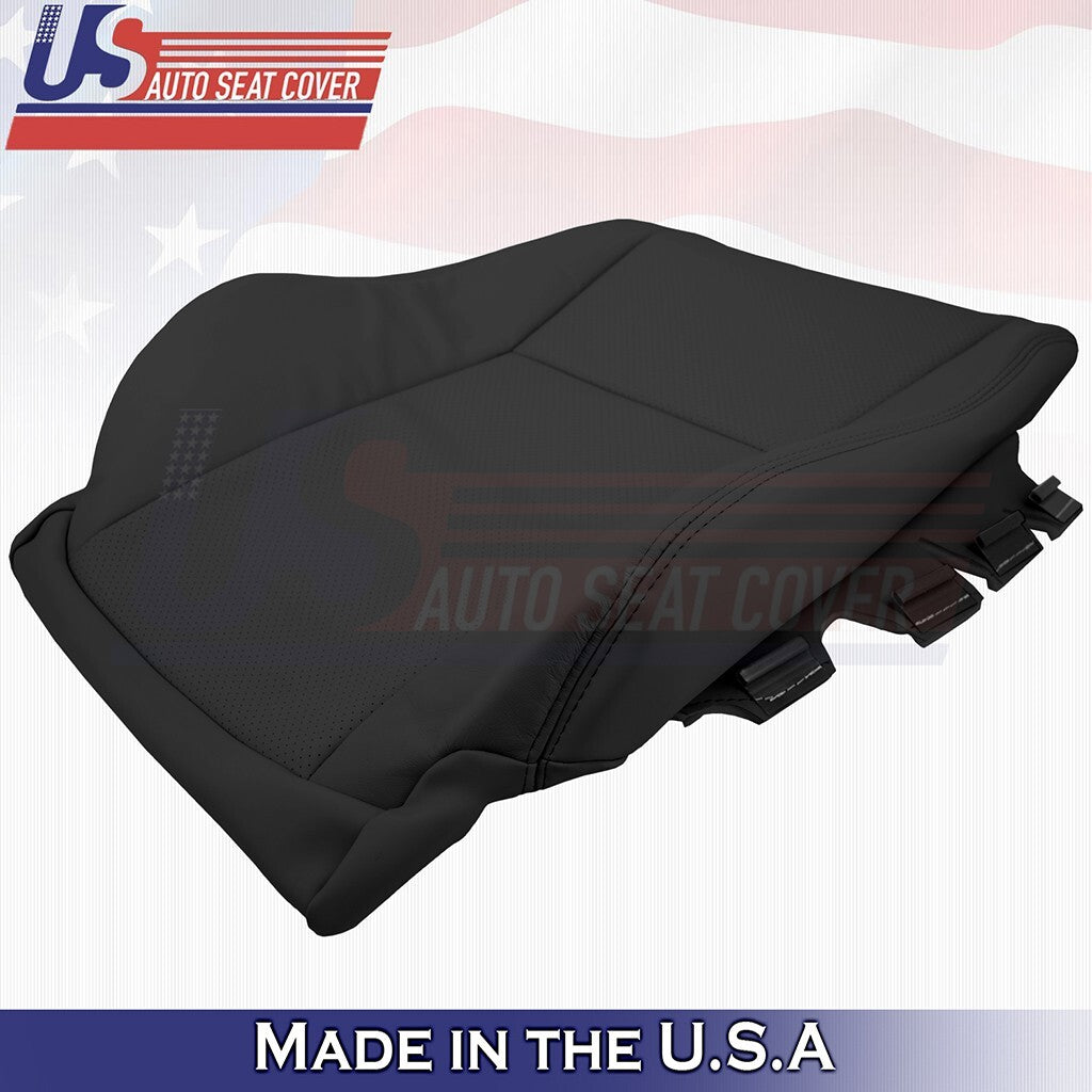 2007 to 2012 For Lexus LS600h Front Set Bottoms &Tops Leather Cover Black
