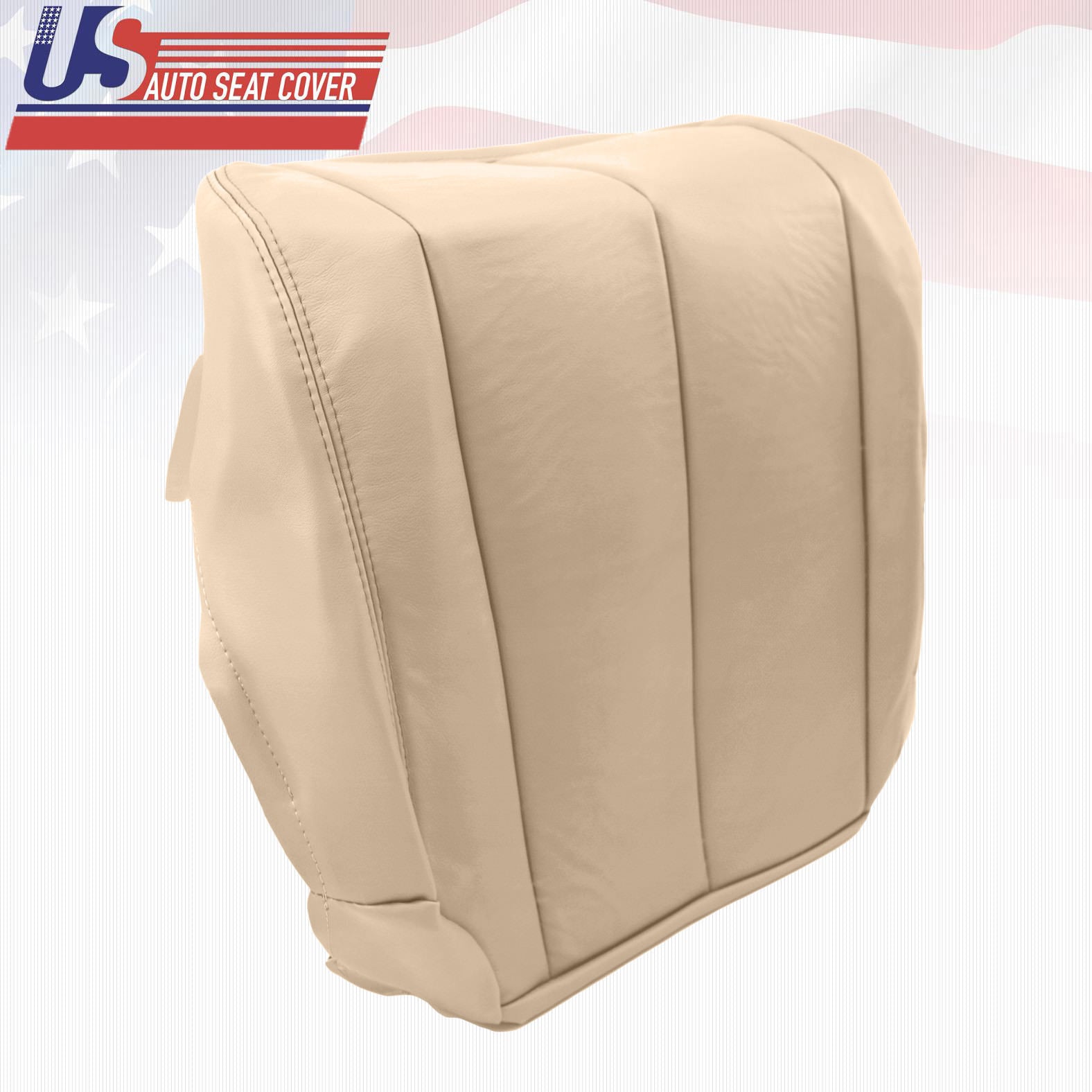2003 to 2007 Fits Nissan Murano Driver Side Bottom Leather Seat Cover Light Tan