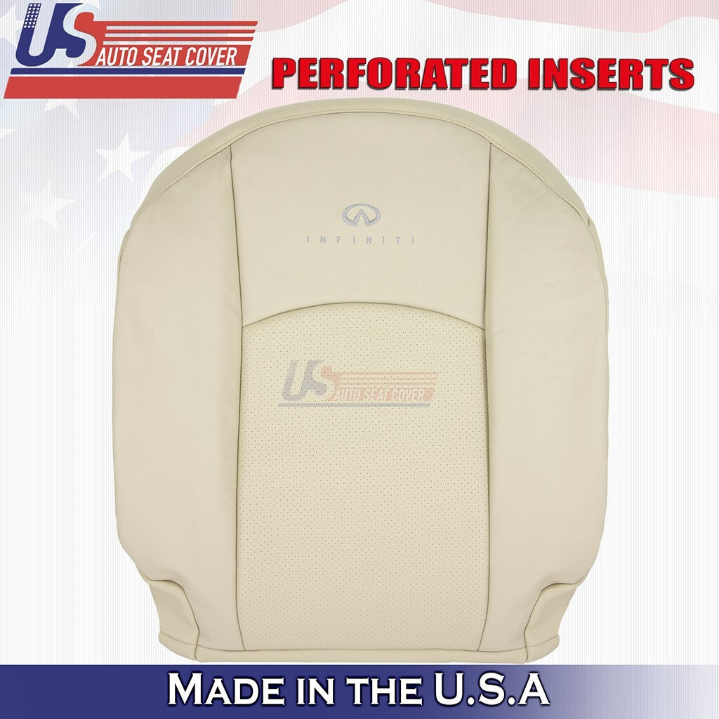2005 2006 2007 2008 Fits Infiniti FX45 FX35 Driver Top Leather Seat Cover Tan