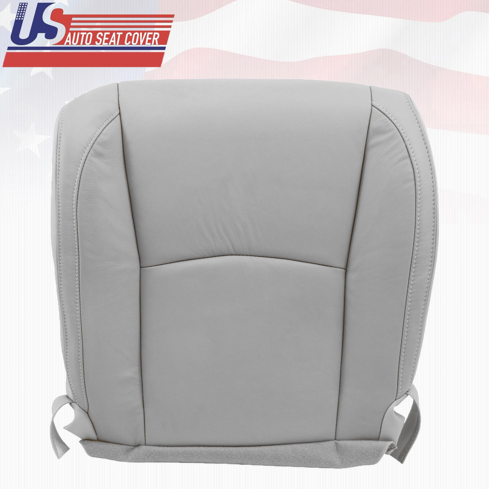 Fits 2004 2005 Lexus RX330 Passenger Bottom Replacement Leather Seat Cover Gray