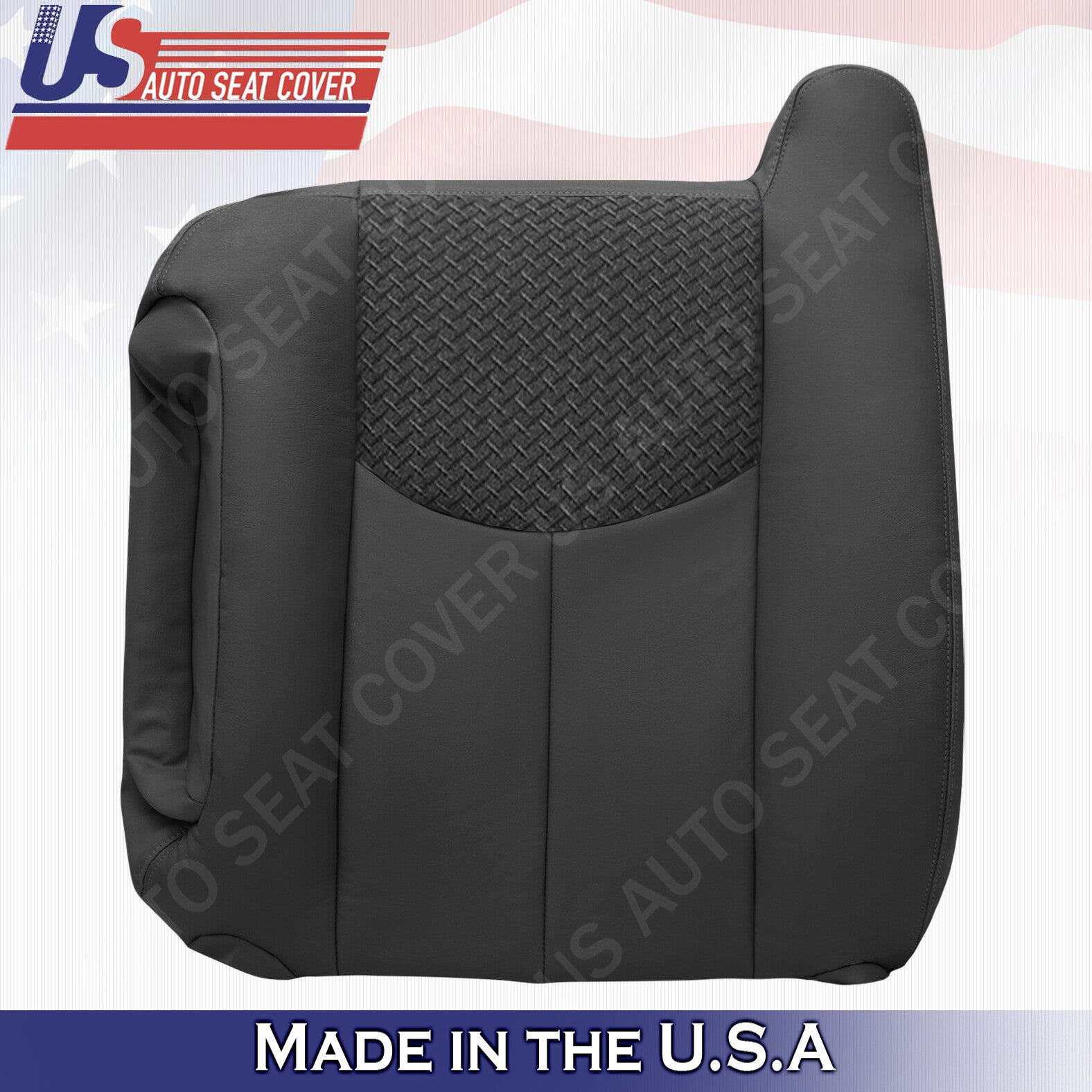 DRIVER PASSENGER TOPS 2003 TO 2006 Chevy Avalanche Leather/Cloth Cover Dark Gray
