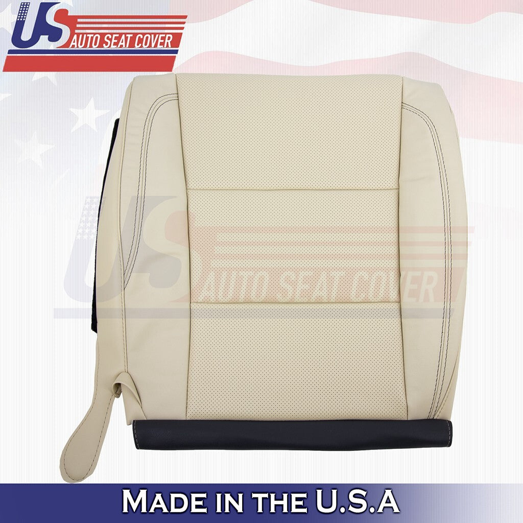 2013 to 2018 Fits Toyota Avalon Driver & Passenger Bottom Leather Seat Cover Tan