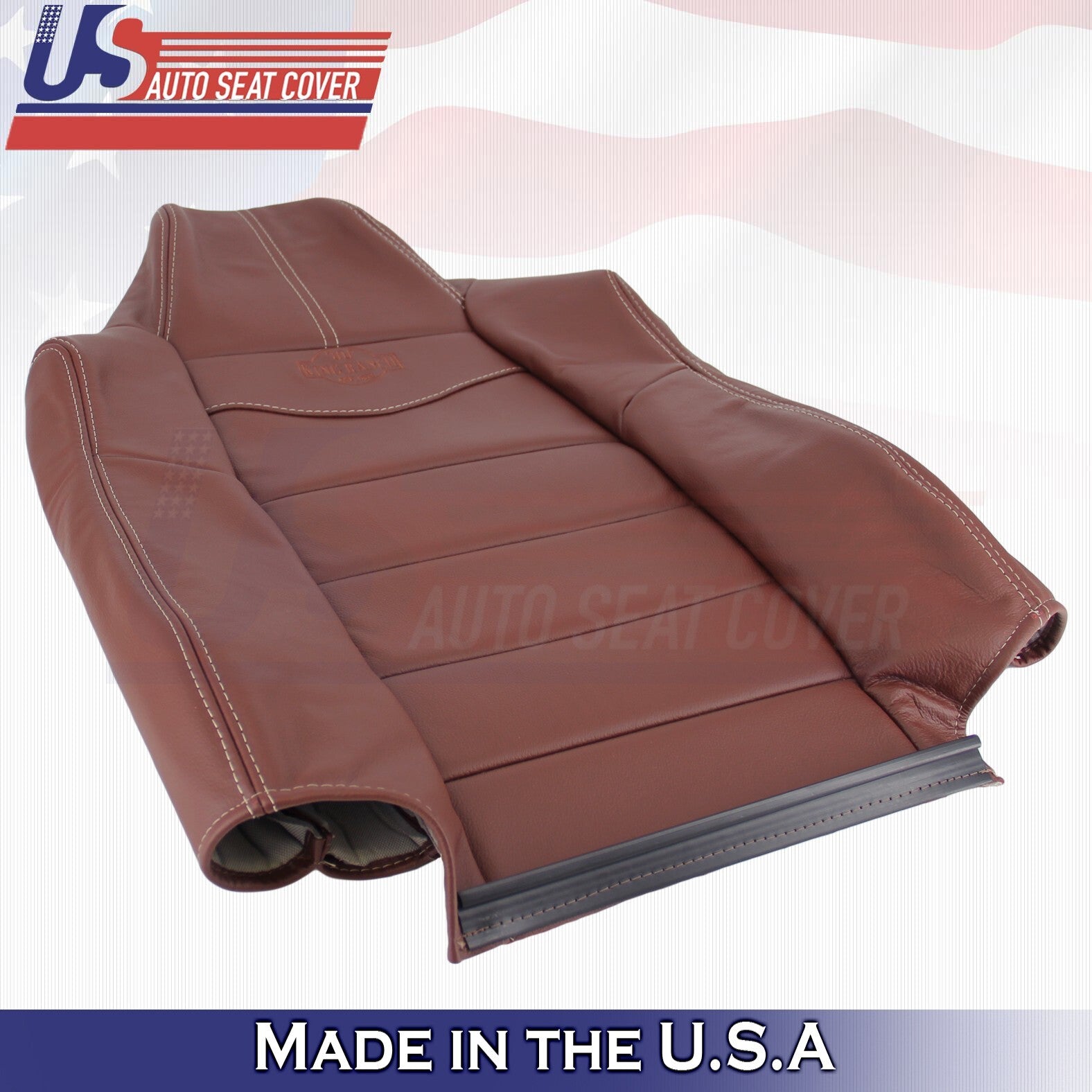 2008 to 2010 For Ford F250 F350 King Ranch Driver & Passenger Top Leather Covers