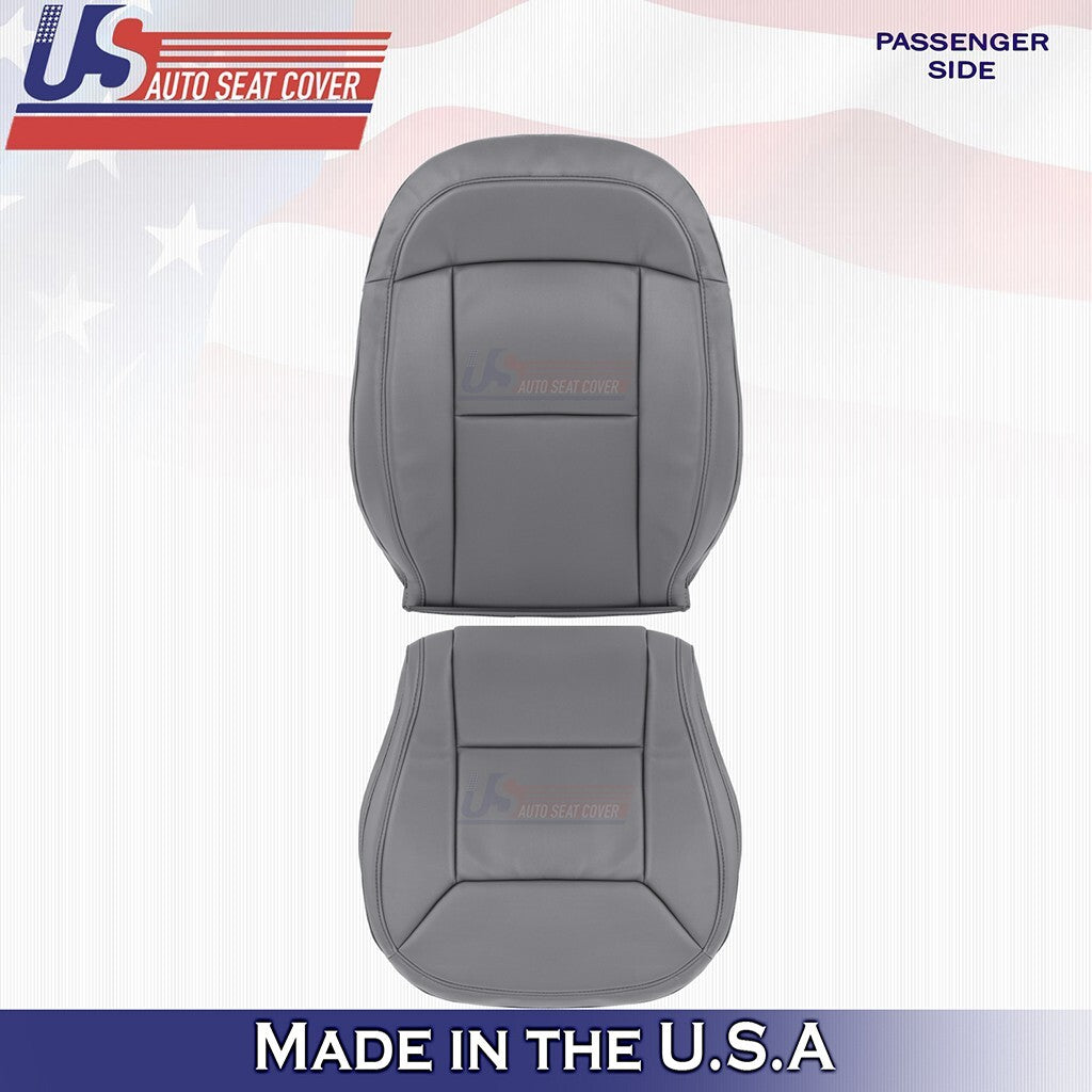 2014-2024 For Dodge Ram ProMaster 1500 Passenger Top Bottom Vinyl SeatCover Gray