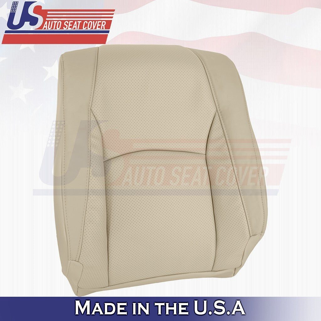 2003 to 2009 For Lexus RX350 Passenger Top & Bottom Synth Leather Perf Cover Tan
