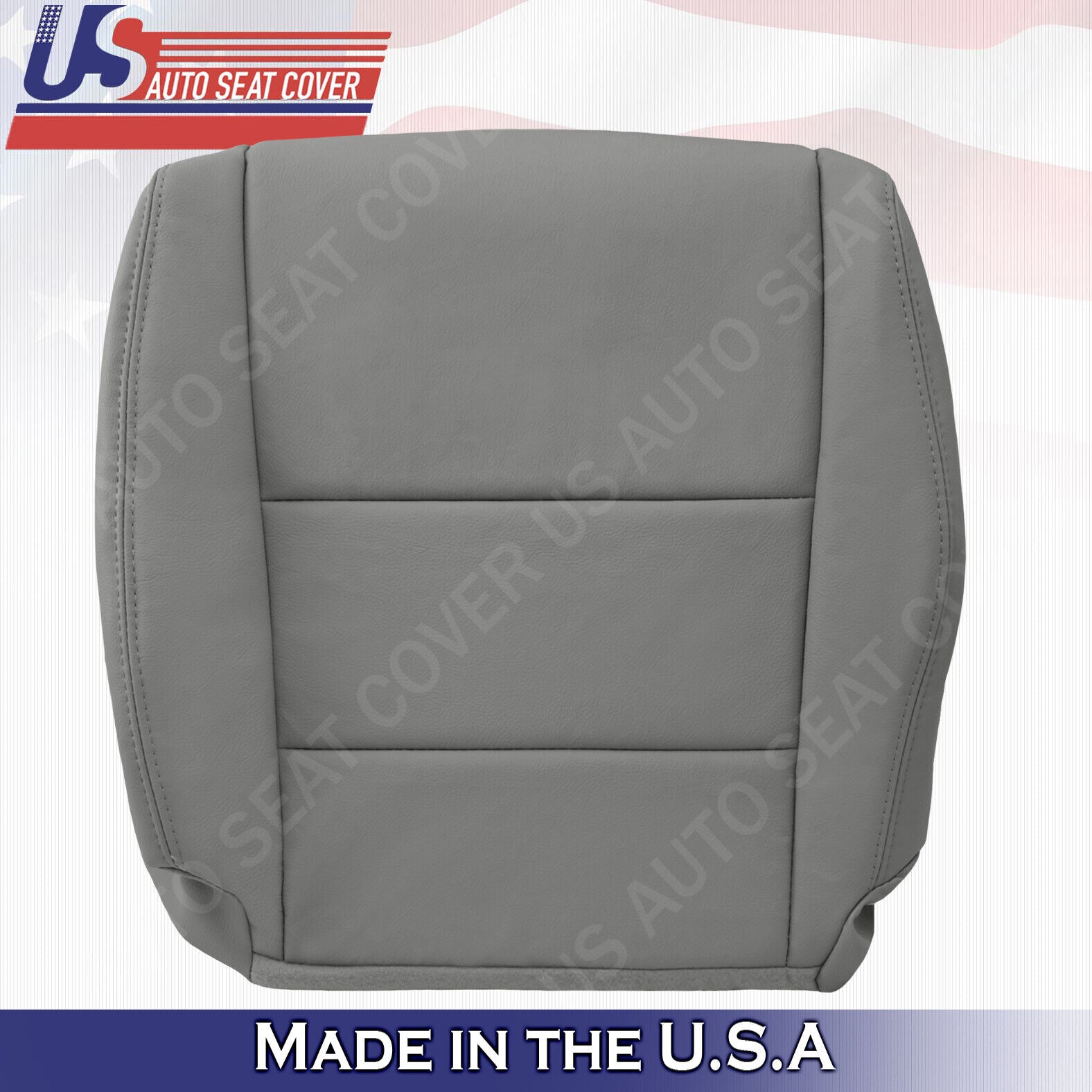 DRIVER PASSENGER Bottom Leather Seat Cover Gray 2008 to 2012 FOR HONDA ACCORD