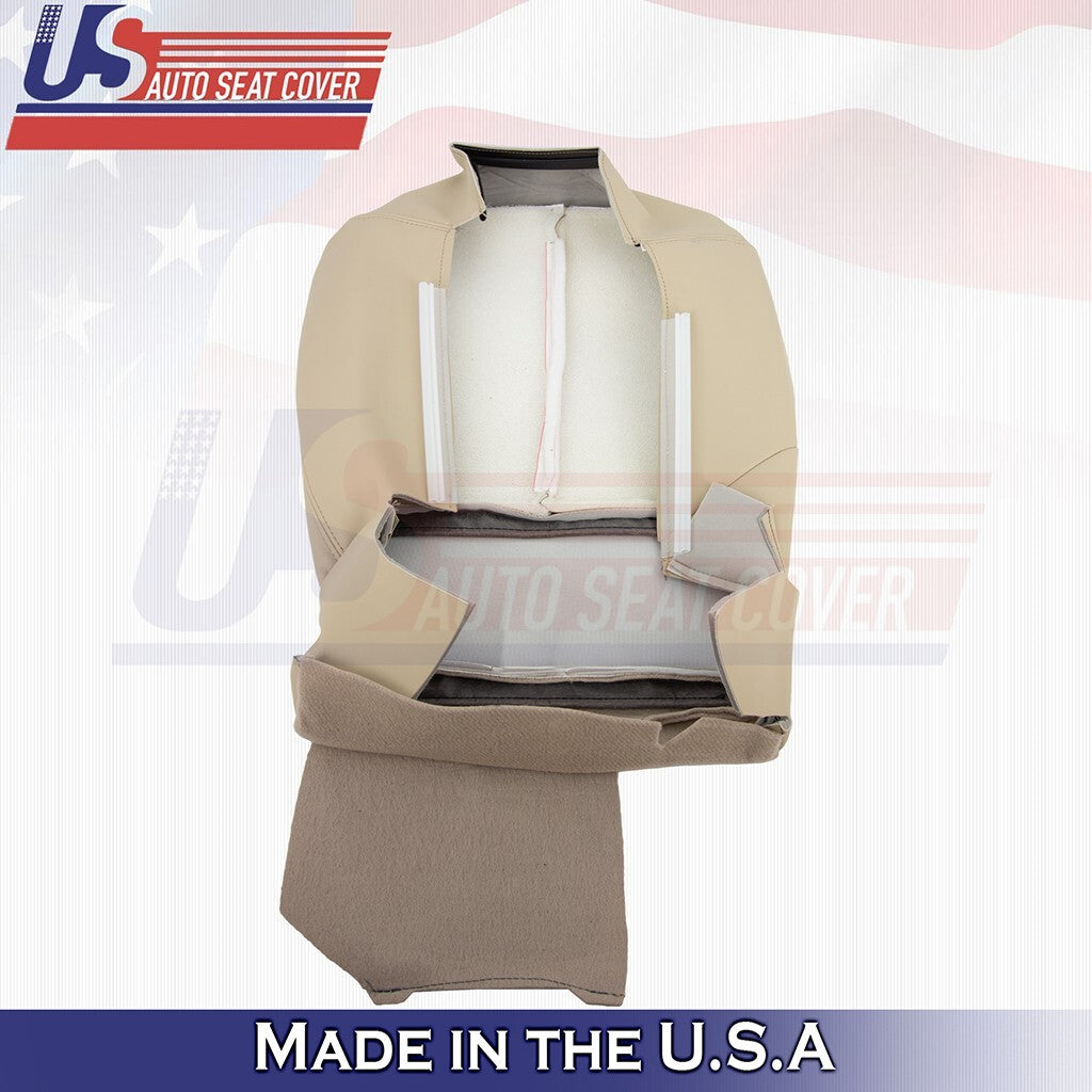 2015 to 2023 For Nissan Murano Driver & Passenger Bottoms Leather Seat Cover Tan