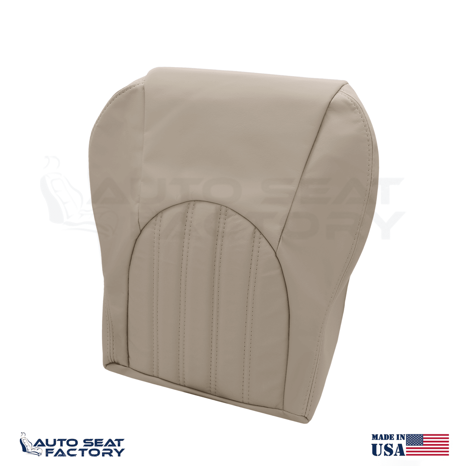 2001 - 2005 Fits Jaguar XK8 Driver Bottom AGD Oatmeal Leather Seat Cover