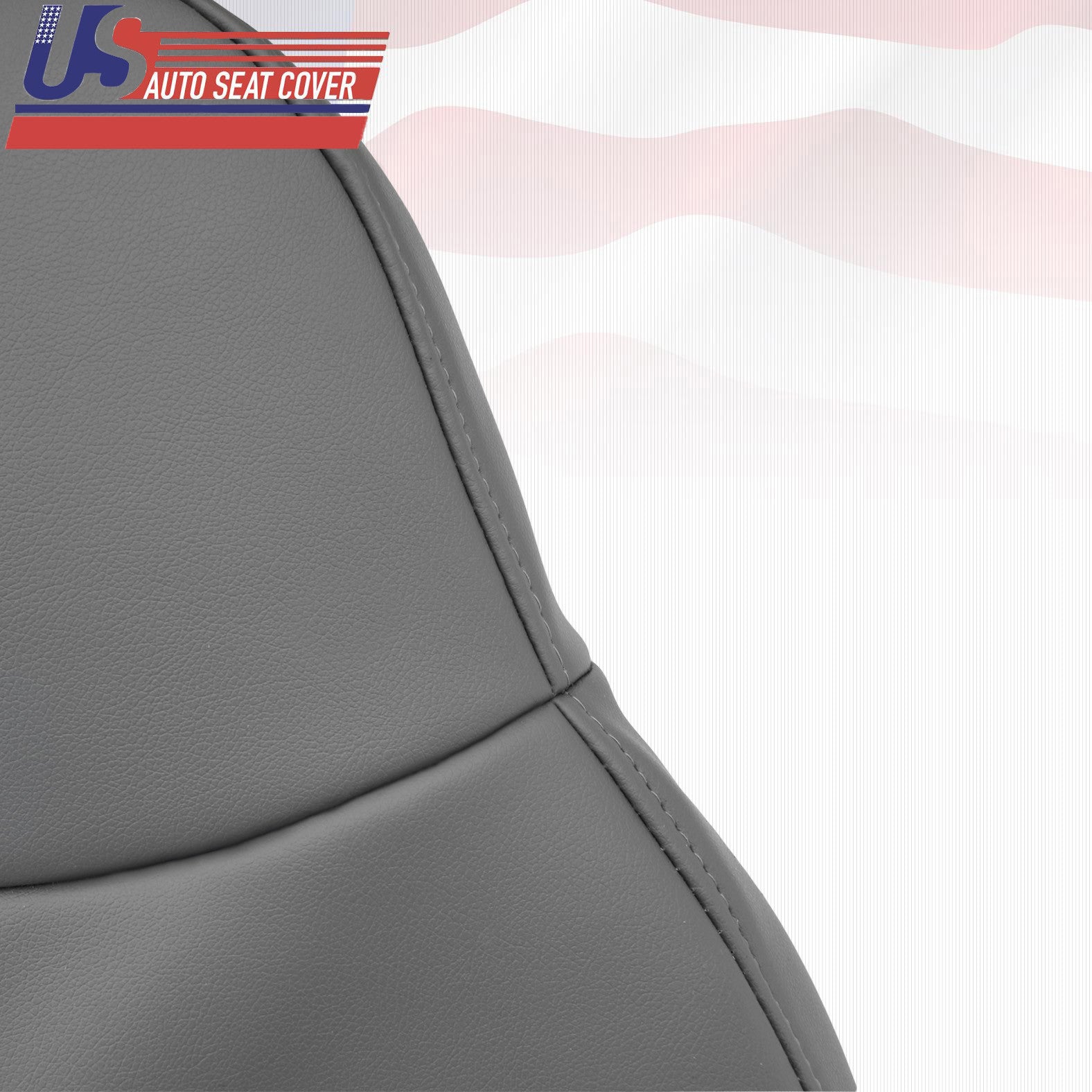 2002 to 2007 Fits Ford F250 F350 F450 XL Passenger Top Vinyl Seat Cover Gray