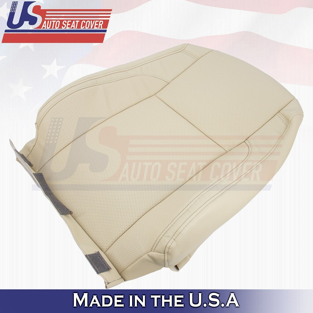 2018 2019 Fits Toyota Highlander Driver Top & Bottom Leather Seat Cover Tan