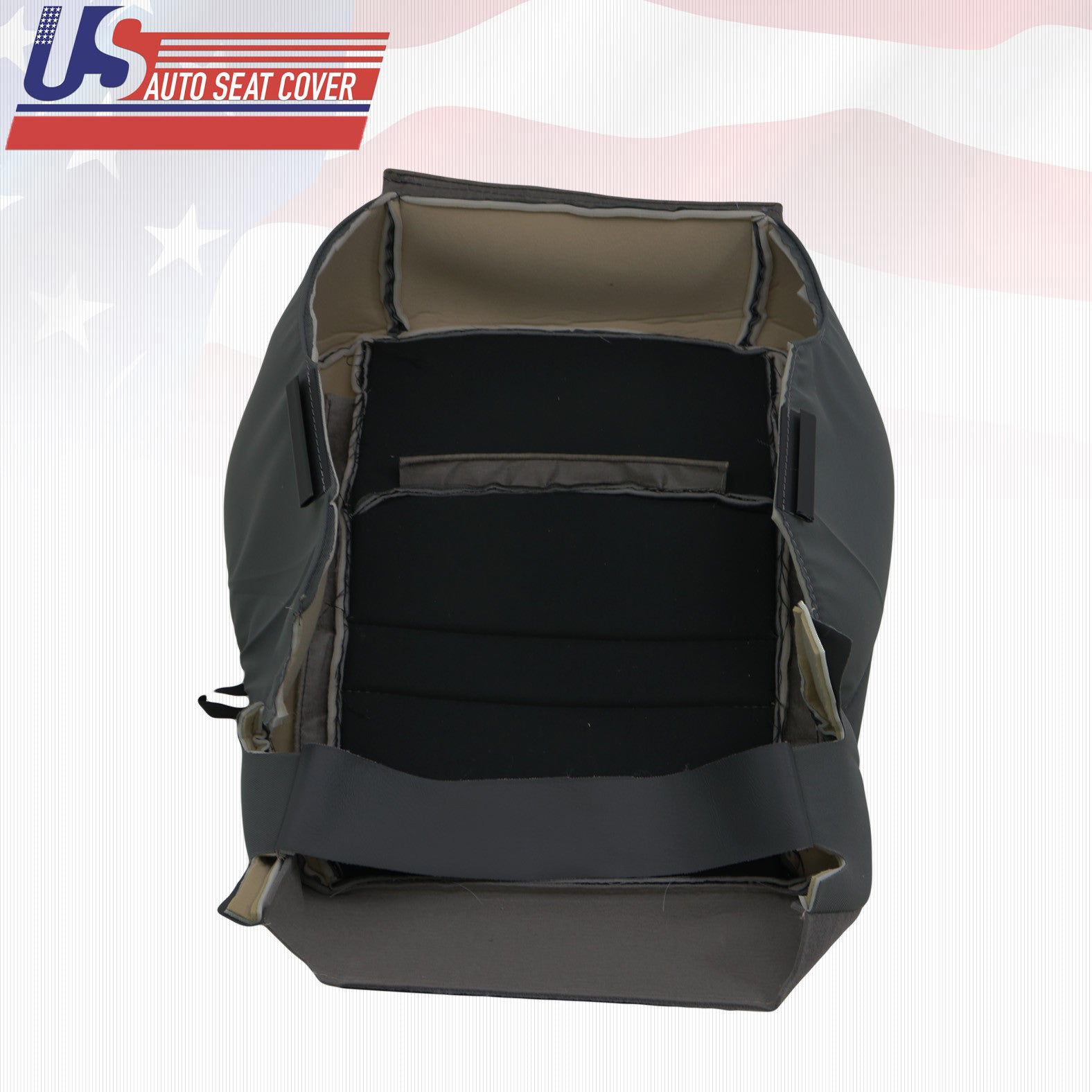 2013 to 2018 Fits Dodge Ram SLT Outdoorsman Driver Bottom Cloth Seat Cover Gray