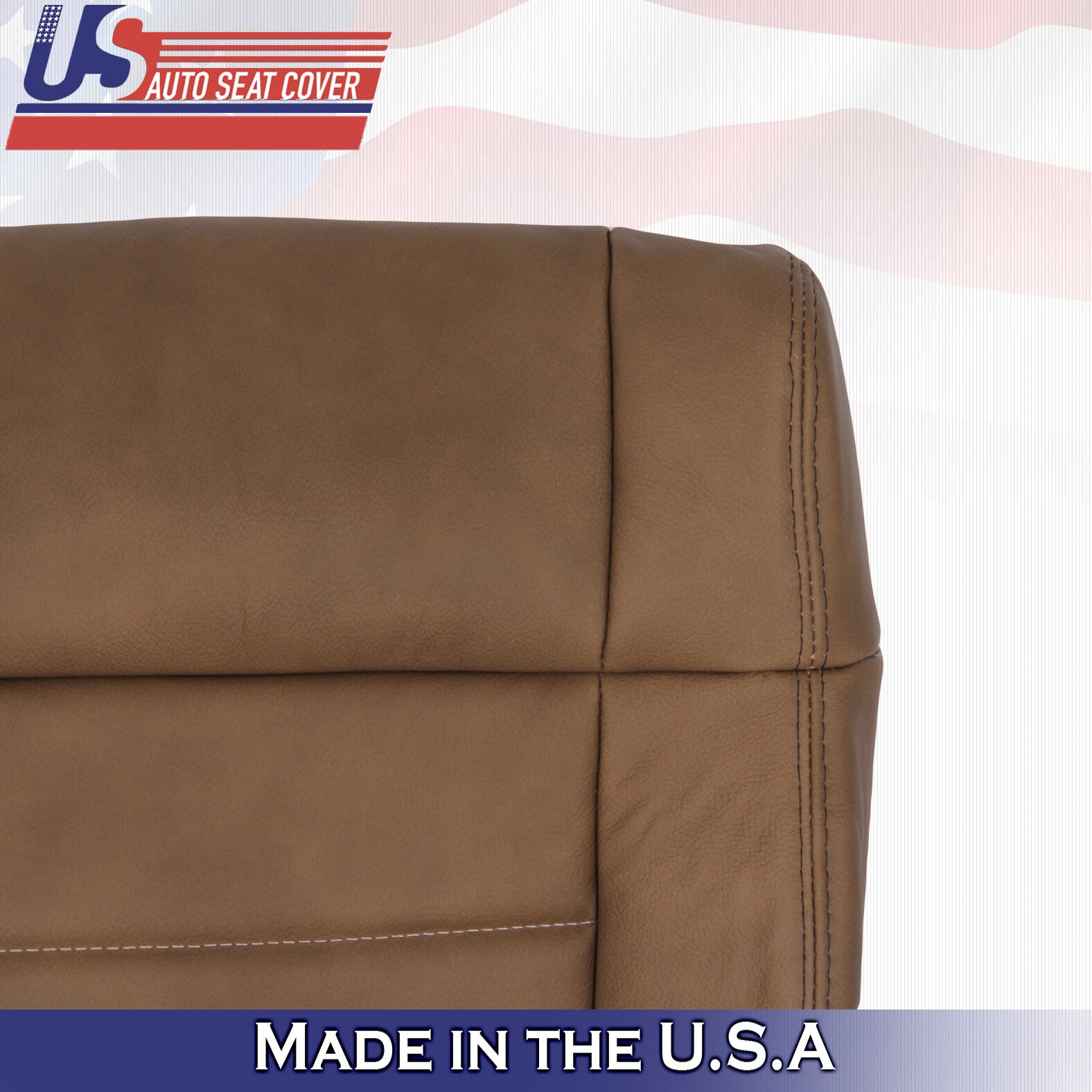 Driver-Passenger Bottom Leather Cover Tan 2007-2010 Fits Jeep Wrangler Rubicon