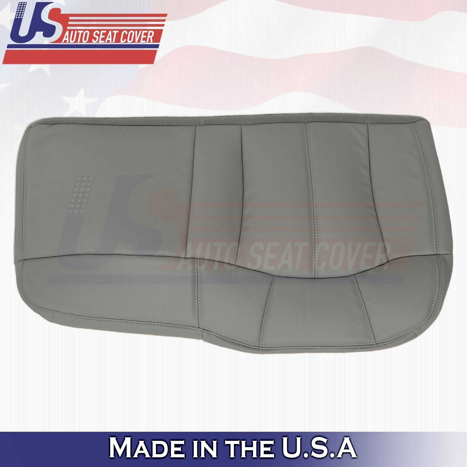 1999 to 2002 For Chevy Tahoe Rear Driver& Passenger Bottoms Leather Covers Gray