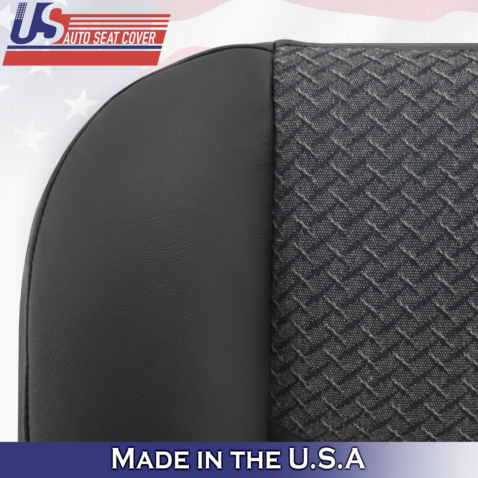 Chevy Avalanche 1500 2500 LT DRIVER Bottom Leather/Cloth Cover DK Gray 2003 2004