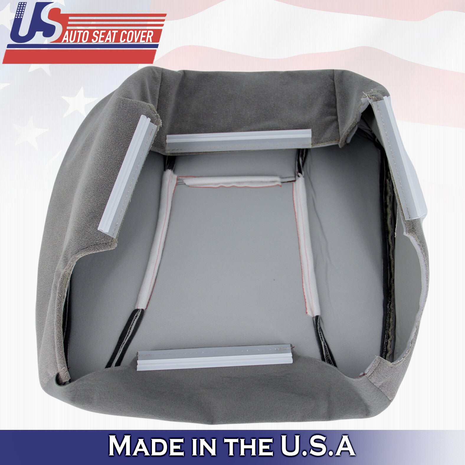 Fits For 1992 - 1996 Ford Bronco XLT Driver Bottom Replacement Cloth Cover Gray