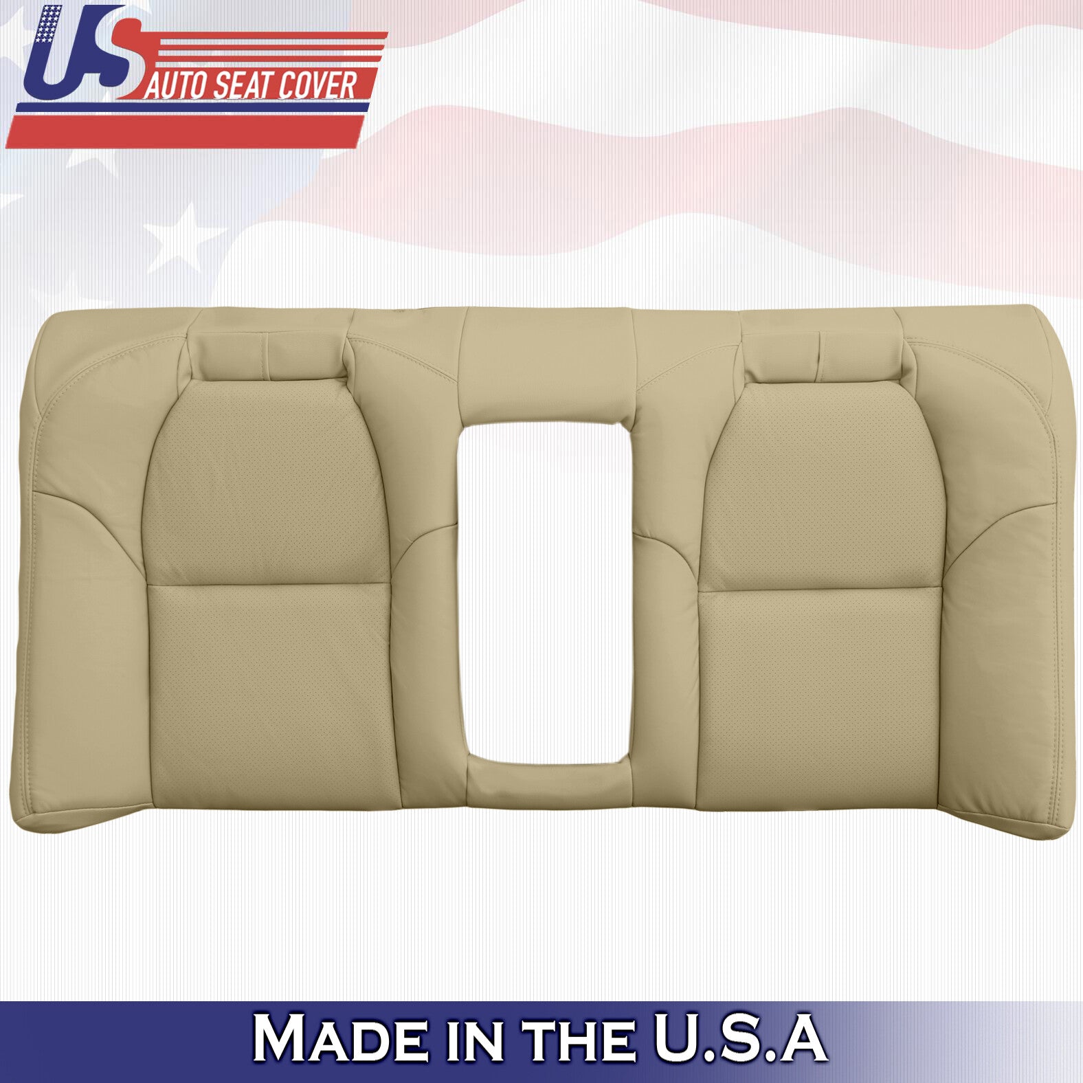2004 Fits Acura TL Rear Bench Top Perforated Leather Replacement Seat Cover Tan