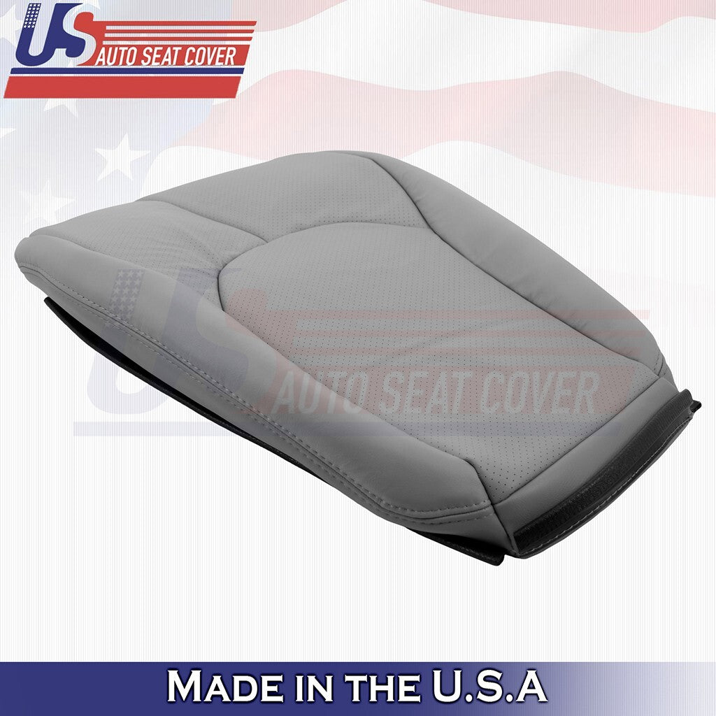 1996 to 2002 For Mercedes Benz SL500 RIGHT Bottom & Top Perf Leather Cover Gray
