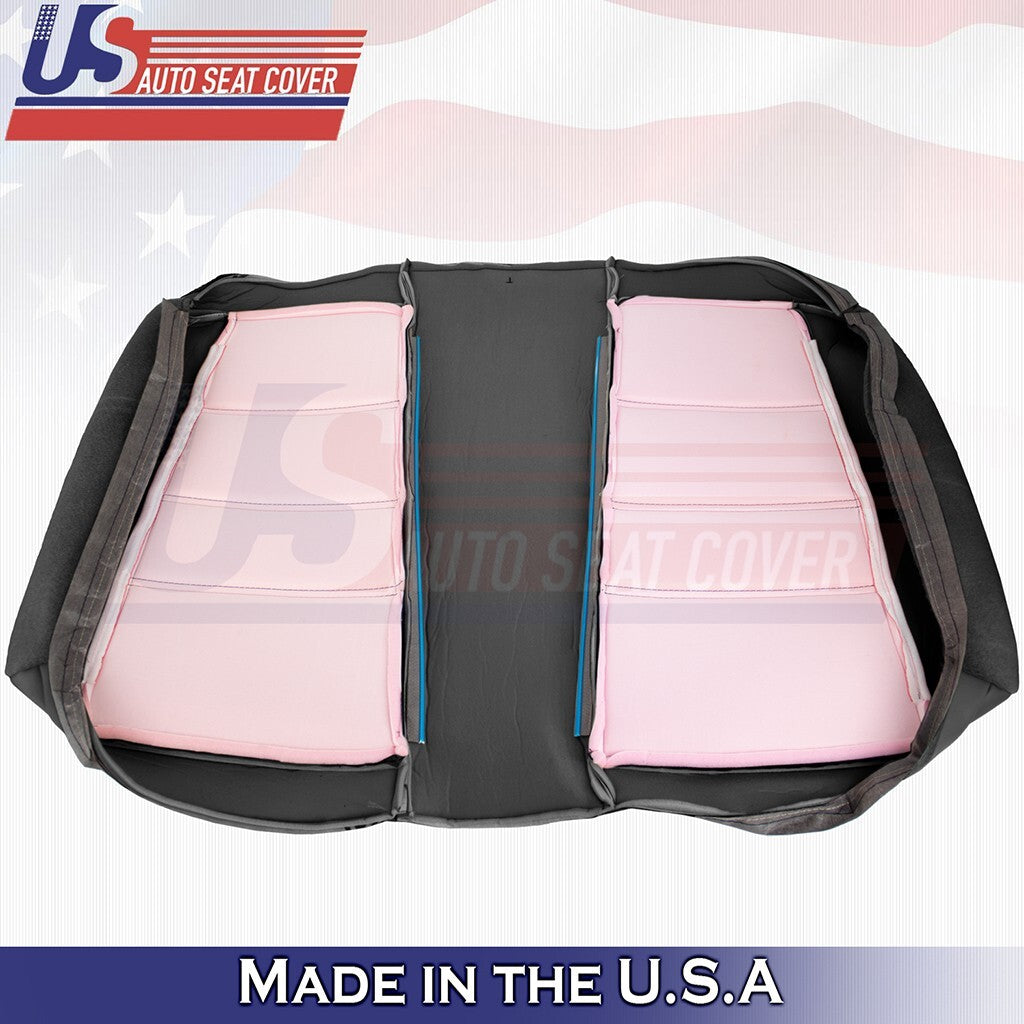2002 2003 2004 Fits Ford Mustang V6 Rear Bench Top Leather Seat Cover Black