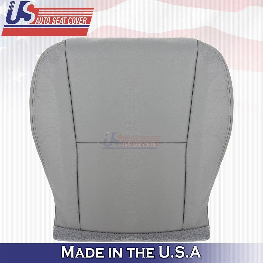 2002-2006 Fits Toyota Camry Driver Side Bottom Leather Seat Cover Gray