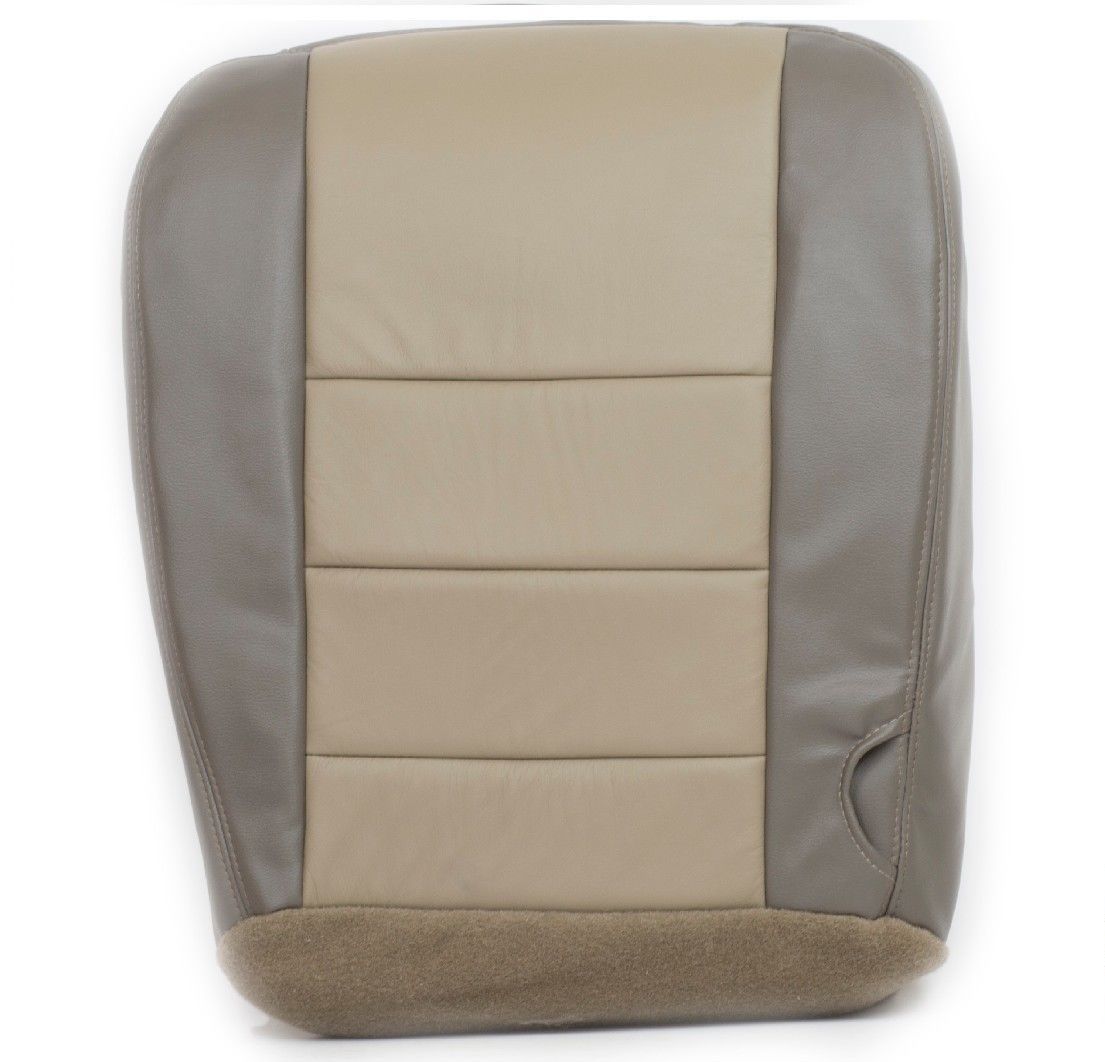 2002 to 2004 Fits Ford Excursion Eddie Bauer Driver side low Leather Cover 2 Tan