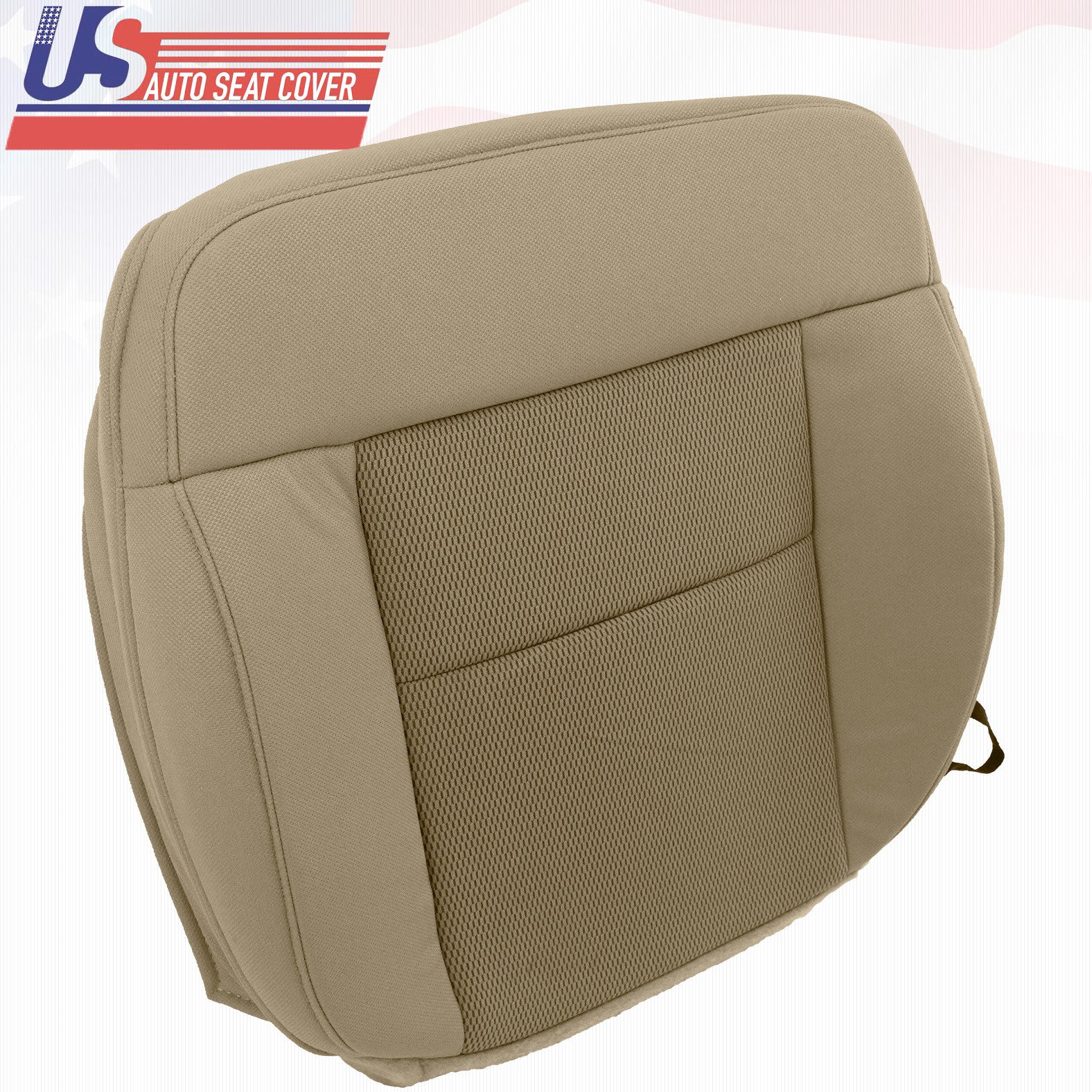 2004 - 2006 Ford F150 Driver and Passenger Bottom Replacement Cloth Cover Tan