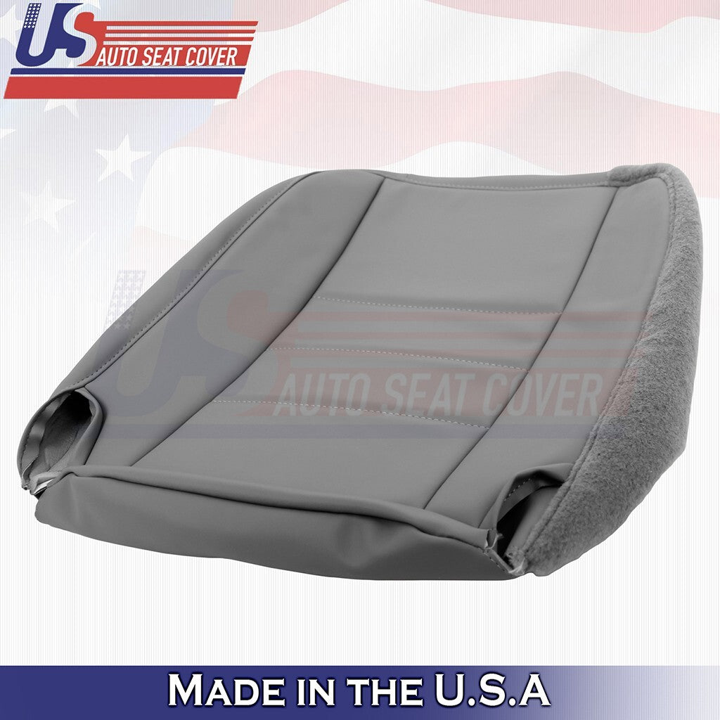 1997-2006 FOR Jeep Wrangler Driver Side Bottom Leather Seat Cover Mist Gray