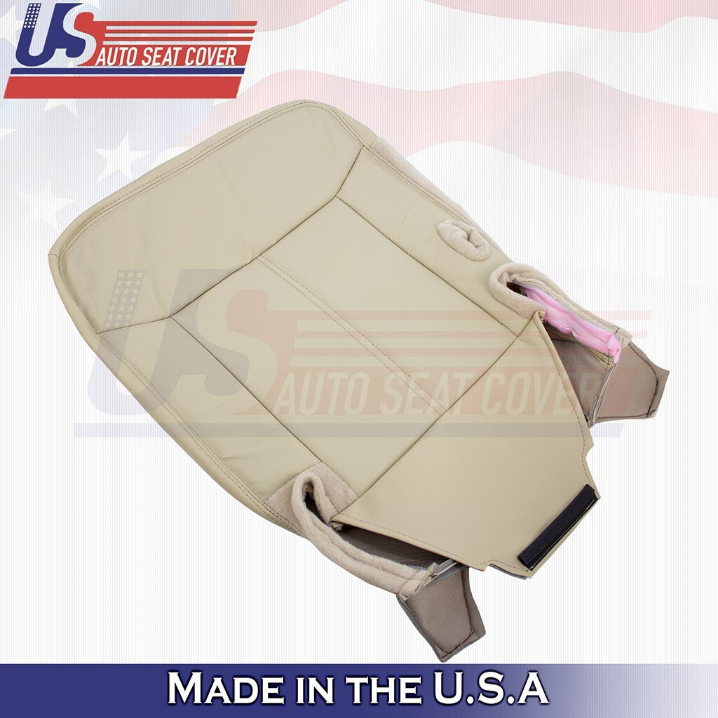 2003 2004 2005 2006 Fits Lincoln Town Car Driver Top Bottom Leather Cover Tan
