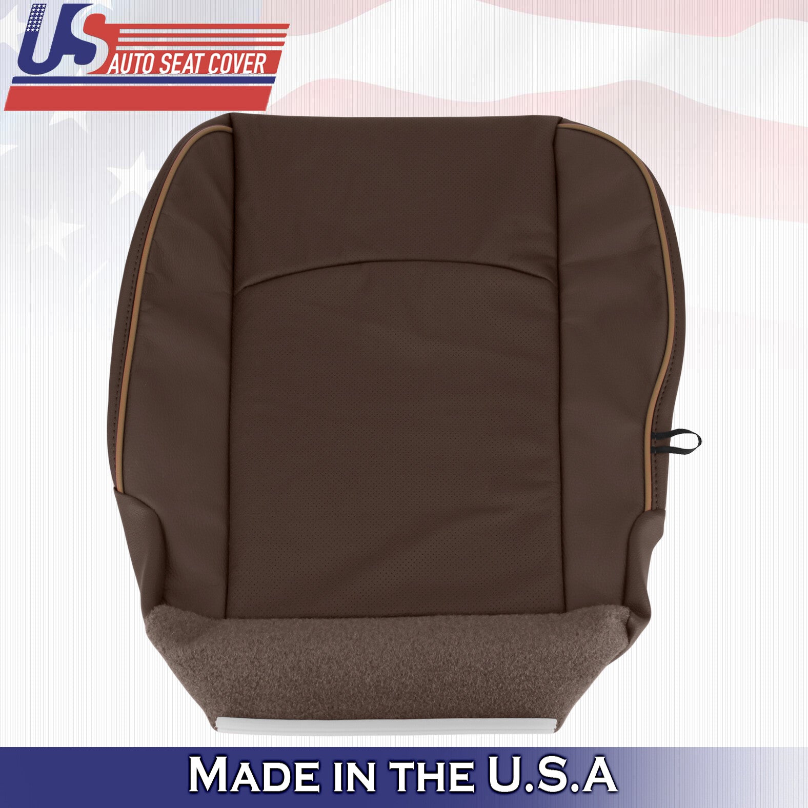 2013 2014 For Dodge Ram Laramie Limited Passenger Bottom Leather Cover in Brown