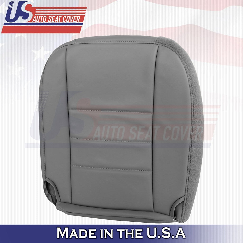 1997-2006 FOR Jeep Wrangler Driver Side Bottom Leather Seat Cover Mist Gray