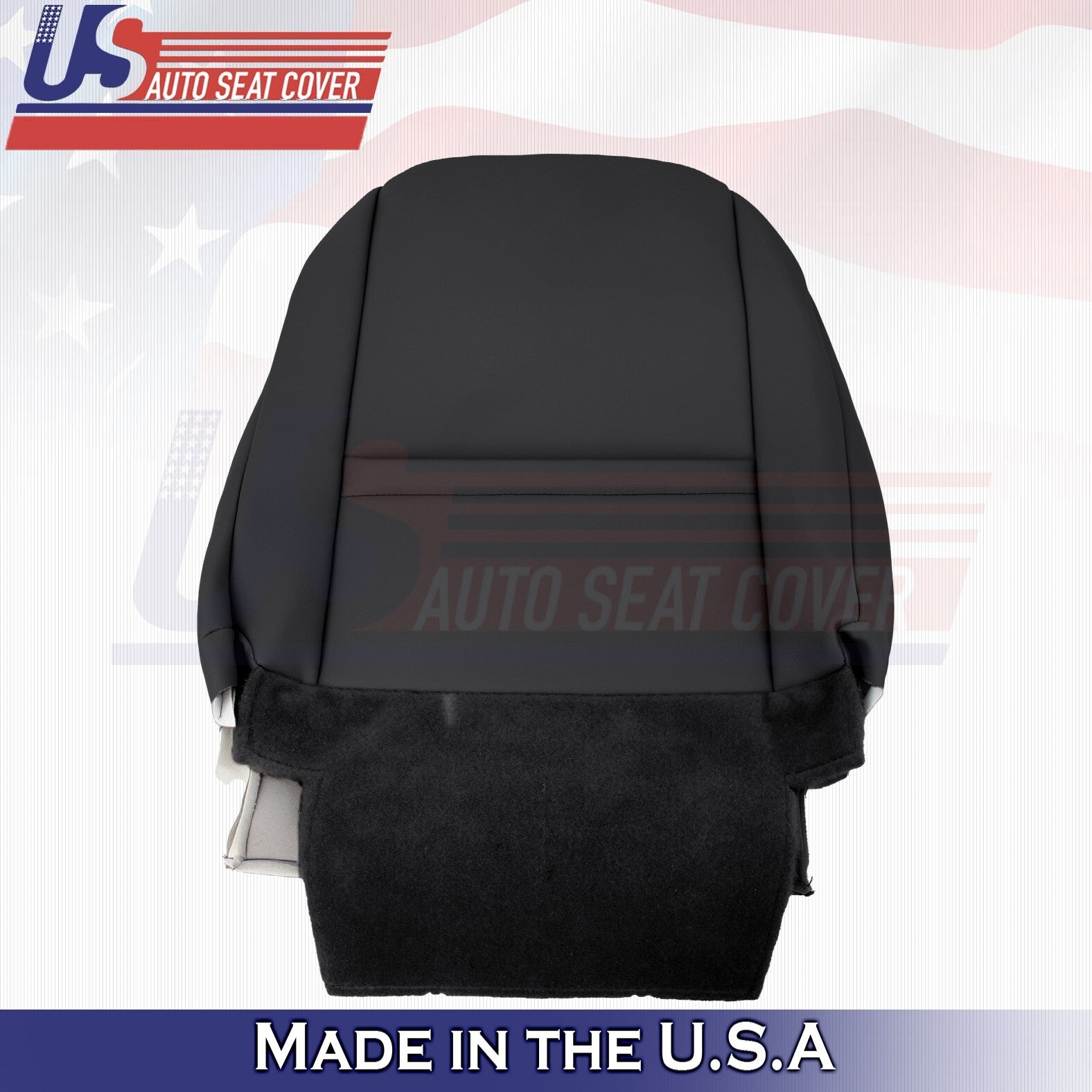 2017 to 2020 Fits Toyota Sienna Driver &Passenger Tops Leather Seat Cover Black